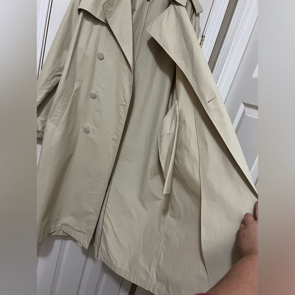 NWT NILI LOTAN Tanner Trench Coat in Eggshell Size Small - Picture 12 of 16